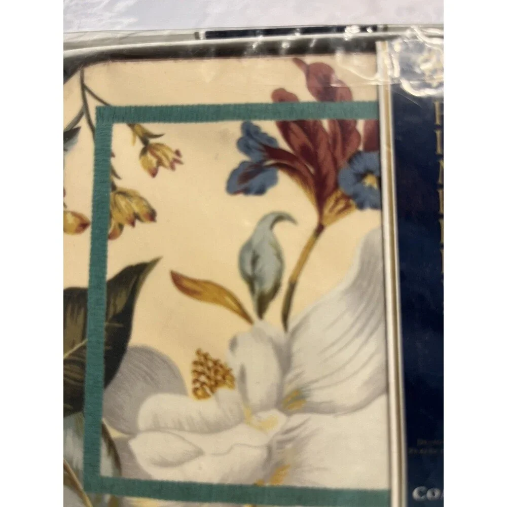 Pimpernel 4” Coasters 6pc Floral Flowers England - New Sealed
